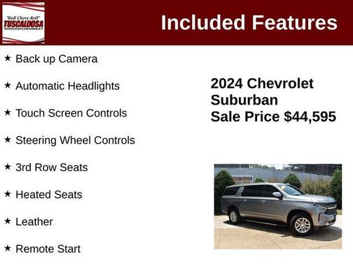 Sterling Gray Metallic 2024 Chevrolet Suburban LT
