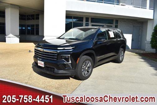 Black Metallic 2025 Chevrolet Traverse LT