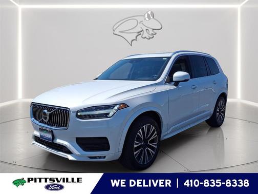 Crystal White Metallic 2020 Volvo XC90 T5 Momentum 7 Passenger
