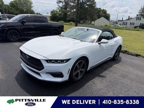 OXFORD WHITE 2024 Ford Mustang ECOBOOST PREMIUM
