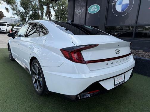 White 2021 Hyundai SONATA SEL Plus