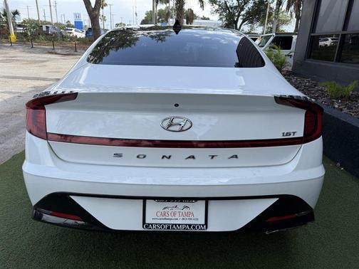 White 2021 Hyundai SONATA SEL Plus