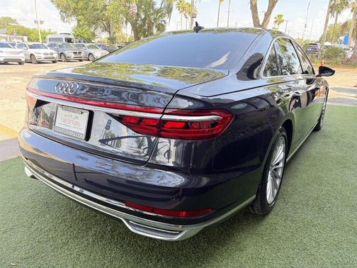 Blue 2019 Audi A8 L 55