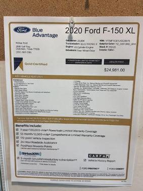 2020 Ford F-150 XL