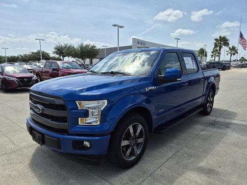 LIGHTNING BLUE 2017 Ford F-150 LARIAT