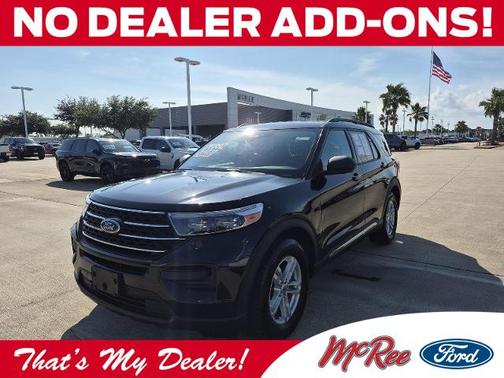AGATE BLACK METALLIC 2022 Ford Explorer XLT
