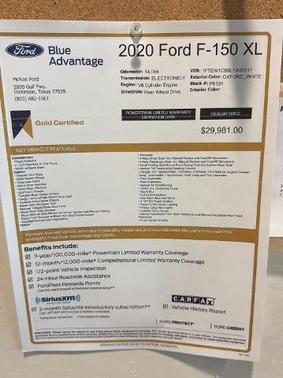 2020 Ford F-150 XL