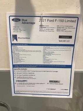2021 Ford F-150 LIMITED