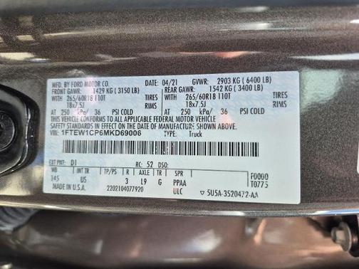 2021 Ford F-150 XLT