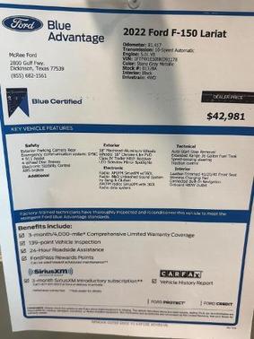 2022 Ford F-150 LARIAT
