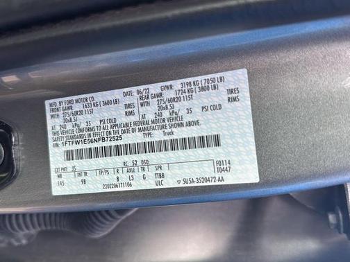 2022 Ford F-150 PLATINUM