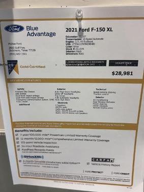 2021 Ford F-150 XL