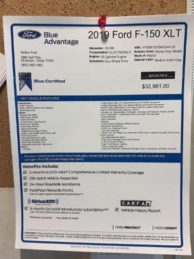 2019 Ford F-150 XLT