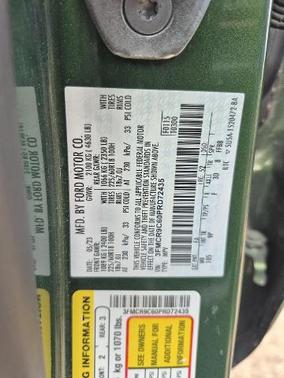 ERUPTION GREEN METALLIC 2023 Ford Bronco Sport OUTER BANKS