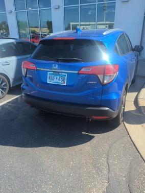 Aegean Blue Metallic 2021 Honda HR-V EX