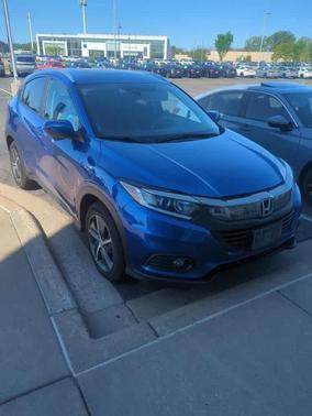 Aegean Blue Metallic 2021 Honda HR-V EX