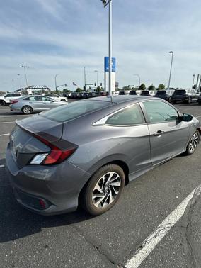 Gray 2018 Honda Civic LX-P