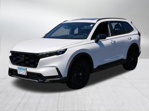 Platinum White Pearl 2026 Honda CR-V Hybrid Sport-L