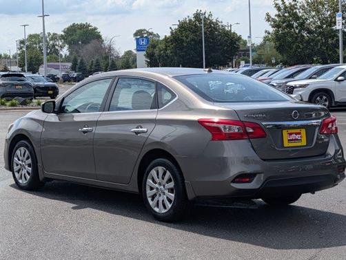 Khaki 2017 Nissan Sentra SV