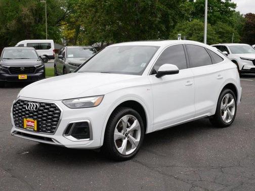 Glacier White Metallic 2021 Audi Q5 40 Premium Plus
