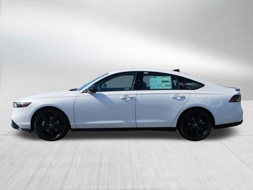 Platinum White Pearl 2026 Honda Accord Hybrid Sport-L