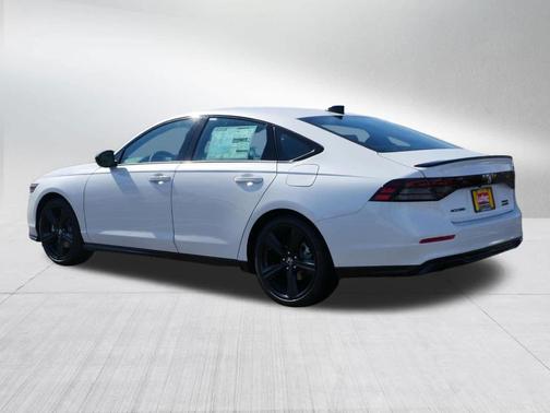 Platinum White Pearl 2026 Honda Accord Hybrid Sport-L