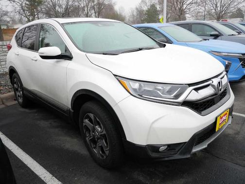 White Diamond Pearl 2017 Honda CR-V EX-L