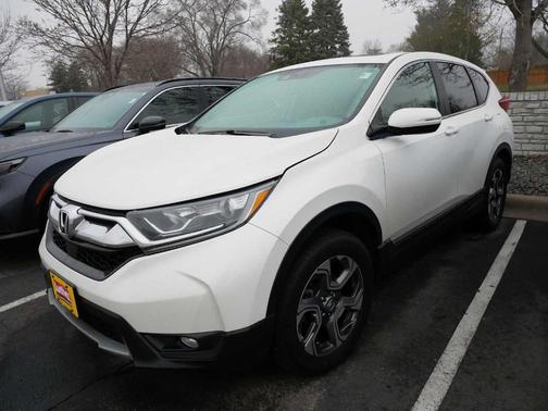 White Diamond Pearl 2017 Honda CR-V EX-L