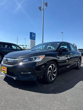 Black 2017 Honda Accord EX-L V-6