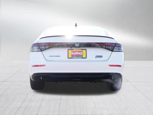 Platinum White Pearl 2026 Honda Accord Hybrid Sport-L