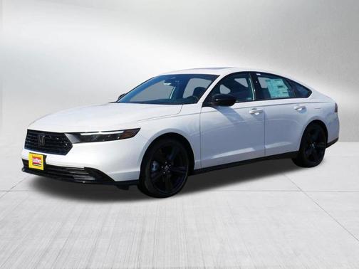 Platinum White Pearl 2026 Honda Accord Hybrid Sport-L