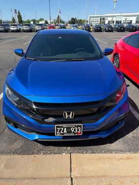 Aegean Blue Metallic 2019 Honda Civic Sport