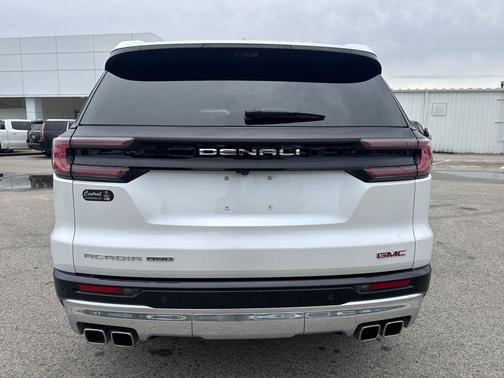 White Frost Tricoat 2025 GMC Acadia Denali