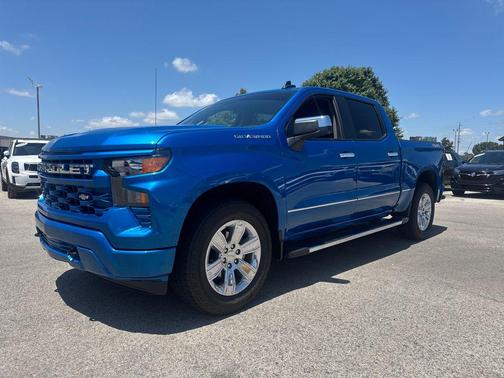 Glacier Blue Metallic 2024 Chevrolet Silverado 1500 Custom