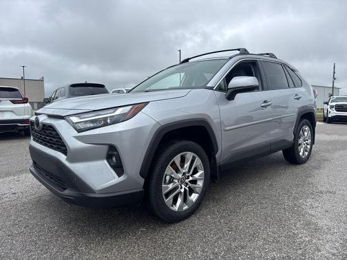 Silver Sky Metallic 2025 Toyota RAV4 XLE Premium