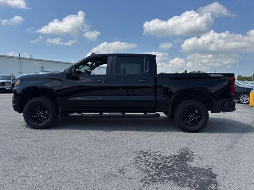 Black 2025 Chevrolet Silverado 1500 Custom Trail Boss