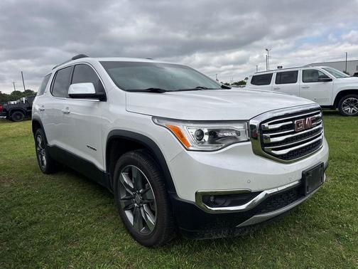 White Frost Tricoat 2018 GMC Acadia SLT-2
