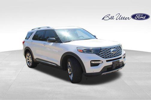 STAR WHITE MET TRI-COAT 2020 Ford Explorer Platinum