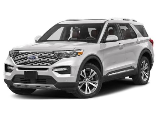 Star White Metallic Tri-Coat 2020 Ford Explorer Platinum