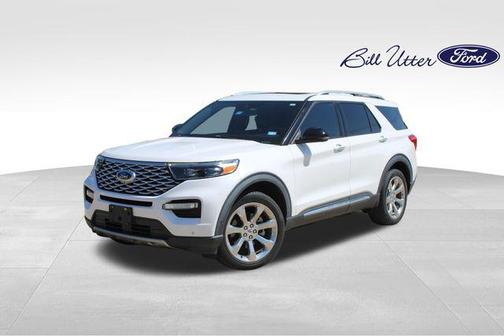 STAR WHITE MET TRI-COAT 2020 Ford Explorer Platinum