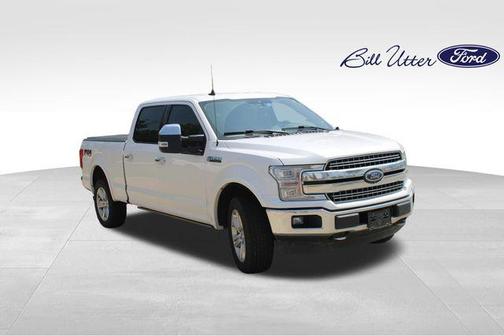 White Platinum Metallic Tri-Coat 2019 Ford F-150 Lariat