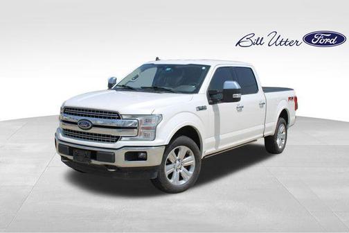 White Platinum Metallic Tri-Coat 2019 Ford F-150 Lariat