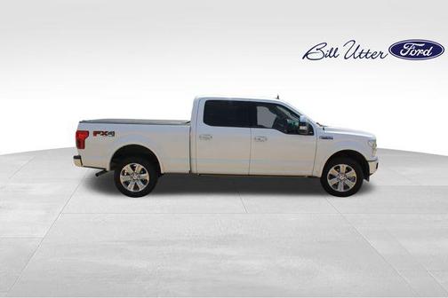 White Platinum Metallic Tri-Coat 2019 Ford F-150 Lariat