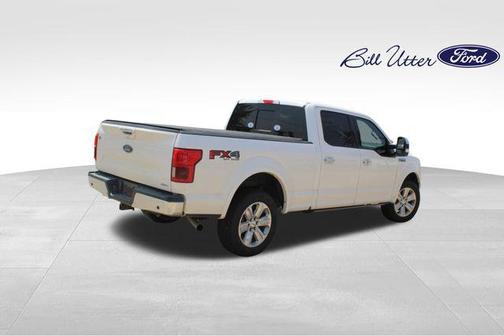 White Platinum Metallic Tri-Coat 2019 Ford F-150 Lariat