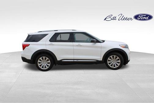 Star White Metallic Tri-Coat 2023 Ford Explorer Limited