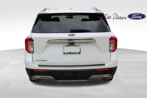 Star White Metallic Tri-Coat 2023 Ford Explorer Limited