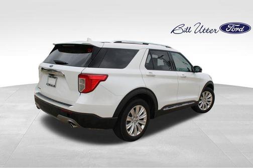 Star White Metallic Tri-Coat 2023 Ford Explorer Limited