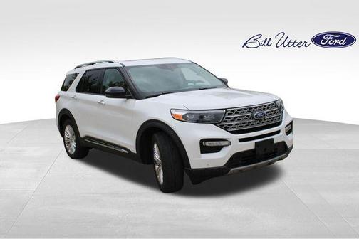 Star White Metallic Tri-Coat 2023 Ford Explorer Limited