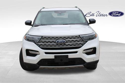 Star White Metallic Tri-Coat 2023 Ford Explorer Limited