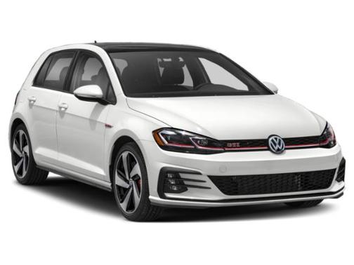 Pure White 2021 Volkswagen Golf GTI 2.0T SE DSG